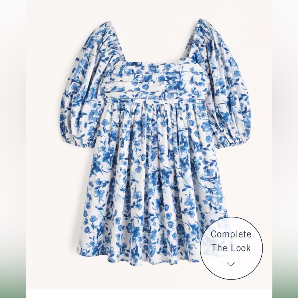 Emerson Poplin Puff Sleeve Mini Dress